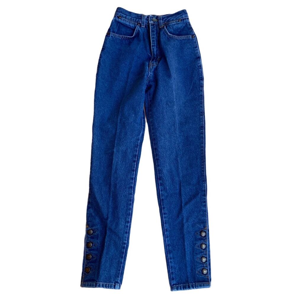 Vintage 1990s Cristina’s High Rise Snap Leg Mom Jeans Women's Size 3/4